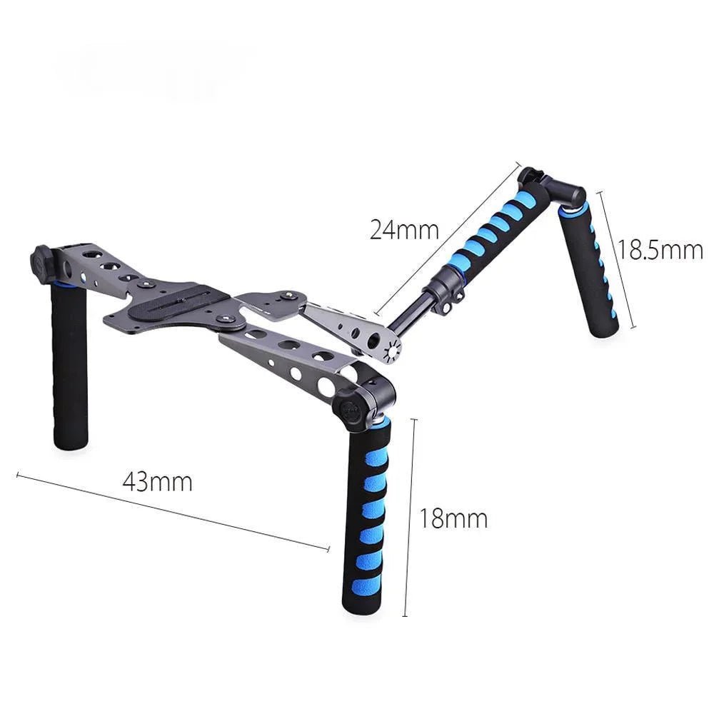 DSLR Filmmaking System Shoulder Mount Stabilizer – Compatible with Canon, Nikon, Sony, Panasonic DSLR Cameras & Camcorders - ZAMAR AUDIO SOLUTIONS