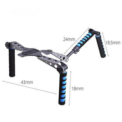 DSLR Filmmaking System Shoulder Mount Stabilizer – Compatible with Canon, Nikon, Sony, Panasonic DSLR Cameras & Camcorders - ZAMAR AUDIO SOLUTIONS