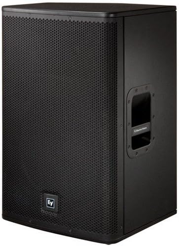hree-quarter view of the Electro-Voice ELX115 Kenya showing Speakon connector panel and rear cabinet profile