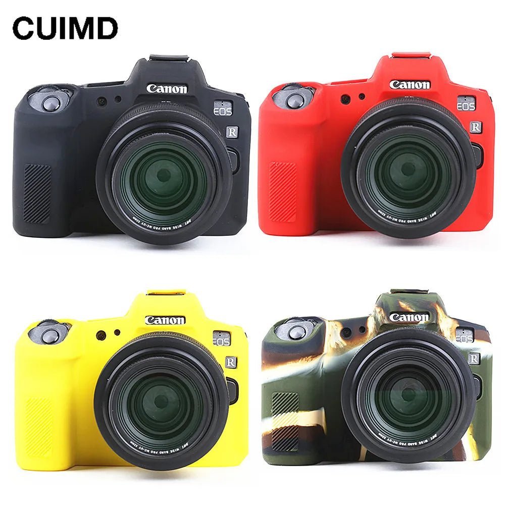 EOSR Silicone Armor Skin Case – Custom-Fit Body Cover Protector for Canon EOS R, High-Quality, Scratch & Shock Protection - ZAMAR AUDIO SOLUTIONS
