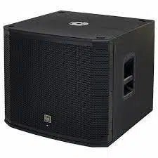 EV  EKX-18SP subwoofer Kenya front three-quarter view on white background showing full grille and EV logo