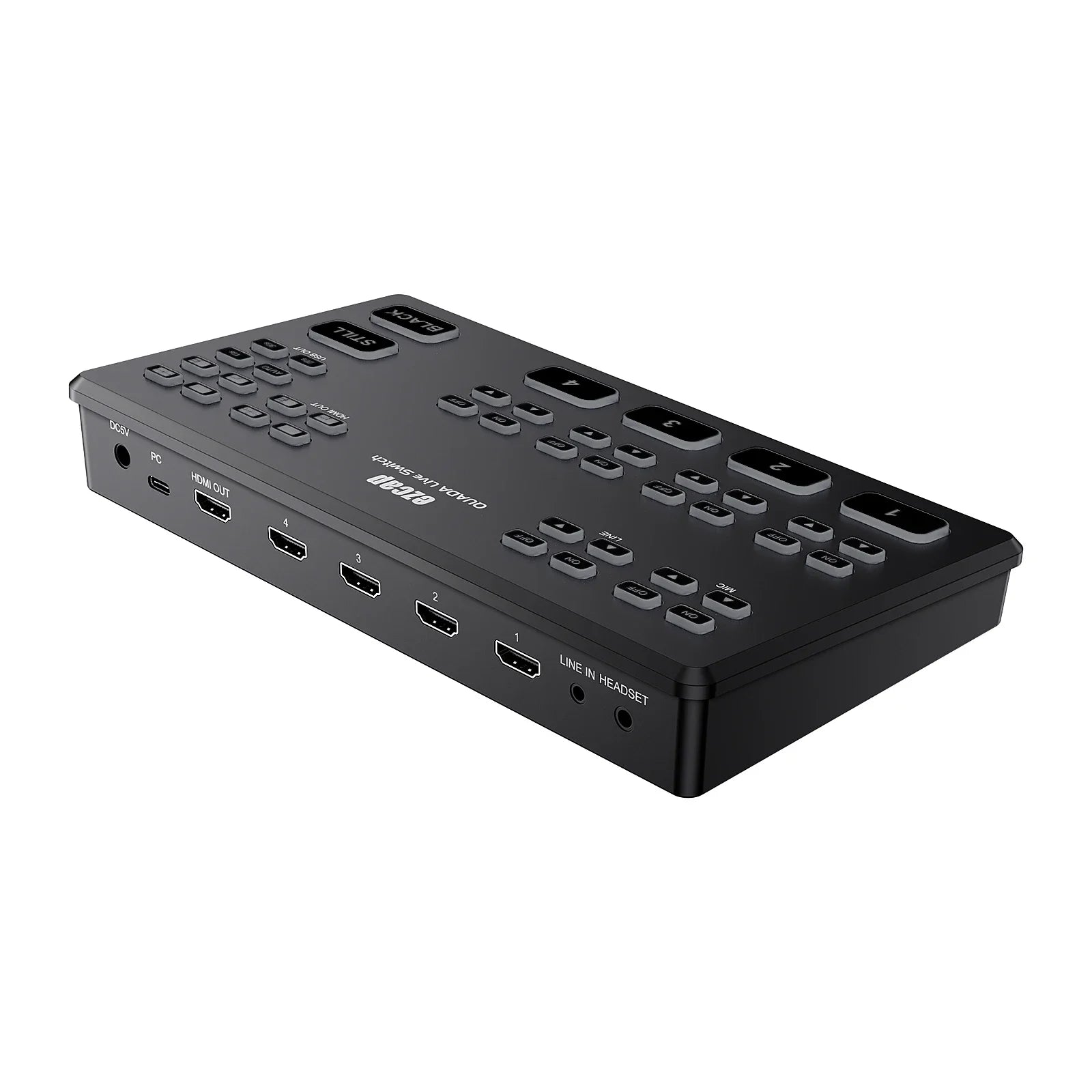 Ezcap328 Quada Live Switch – 4 HDMI DLAR Camera Video Capture Card for Skype, Zoom, OBS Studio, Live Streaming 1080p@60fps - ZAMAR AUDIO SOLUTIONS