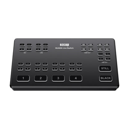 Ezcap328 Quada Live Switch – 4 HDMI DLAR Camera Video Capture Card for Skype, Zoom, OBS Studio, Live Streaming 1080p@60fps - ZAMAR AUDIO SOLUTIONS