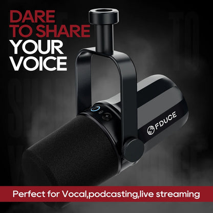 FDUCE SL40X microphone Kenya dynamic cardioid mic with foam windshield for podcasting and live streaming