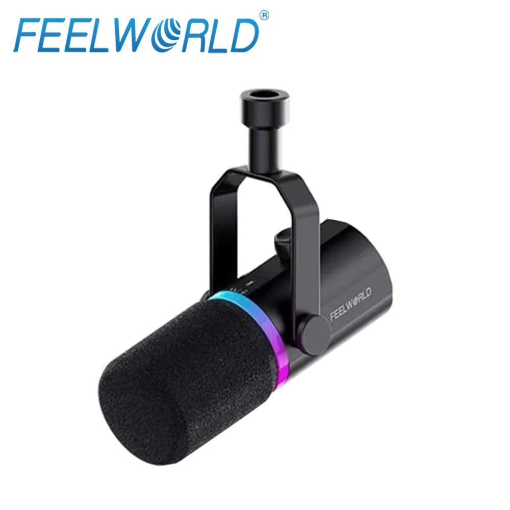 FEELWORLD PM1 Dynamic Microphone – XLR/USB for Podcasting, Recording, Gaming, and Live Streaming - ZAMAR AUDIO SOLUTIONS