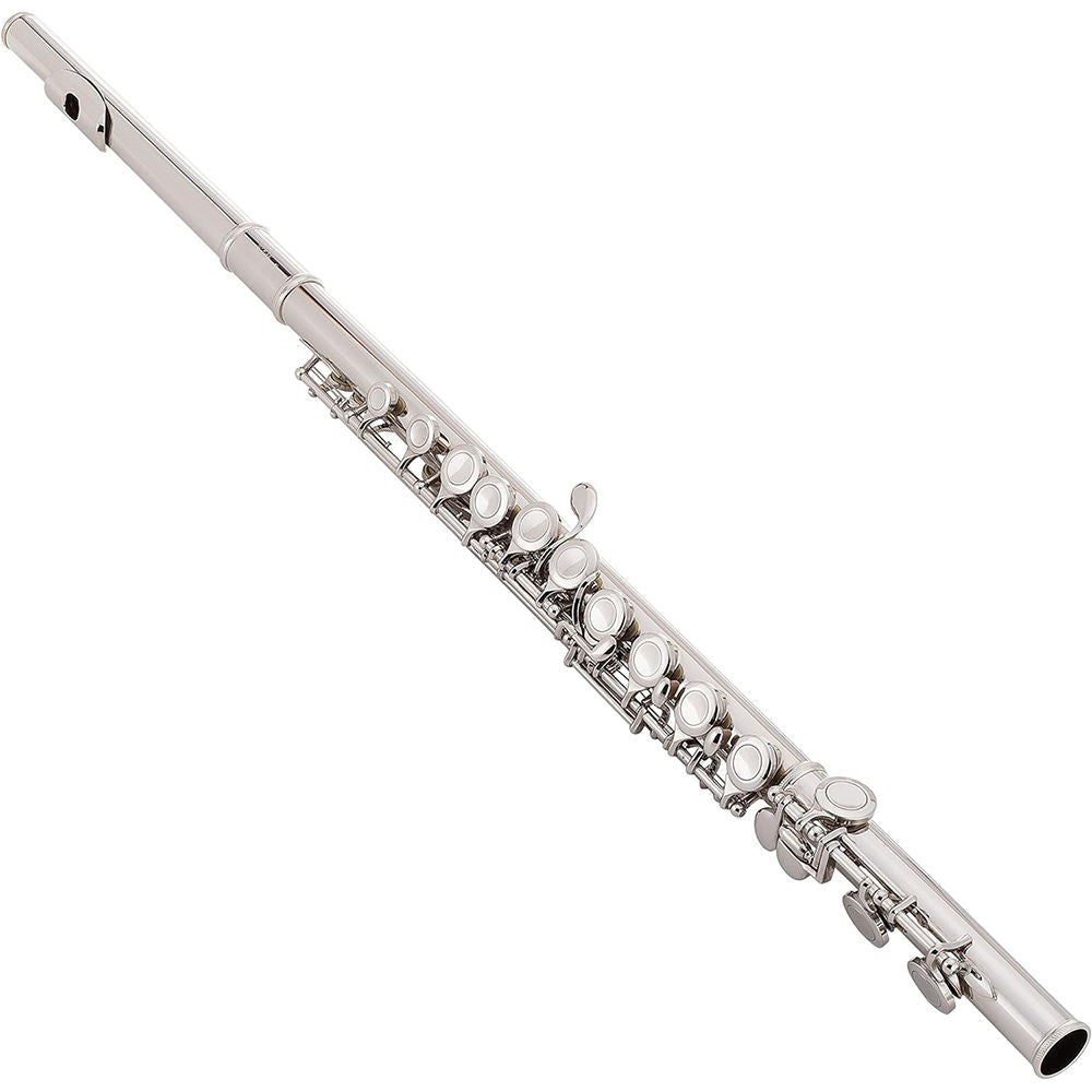Flute woodwind instrument Kenya — close-up of precision keywork and silver-plated body