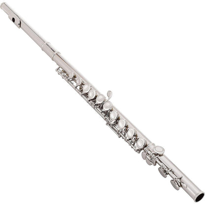 Flute woodwind instrument Kenya — close-up of precision keywork and silver-plated body