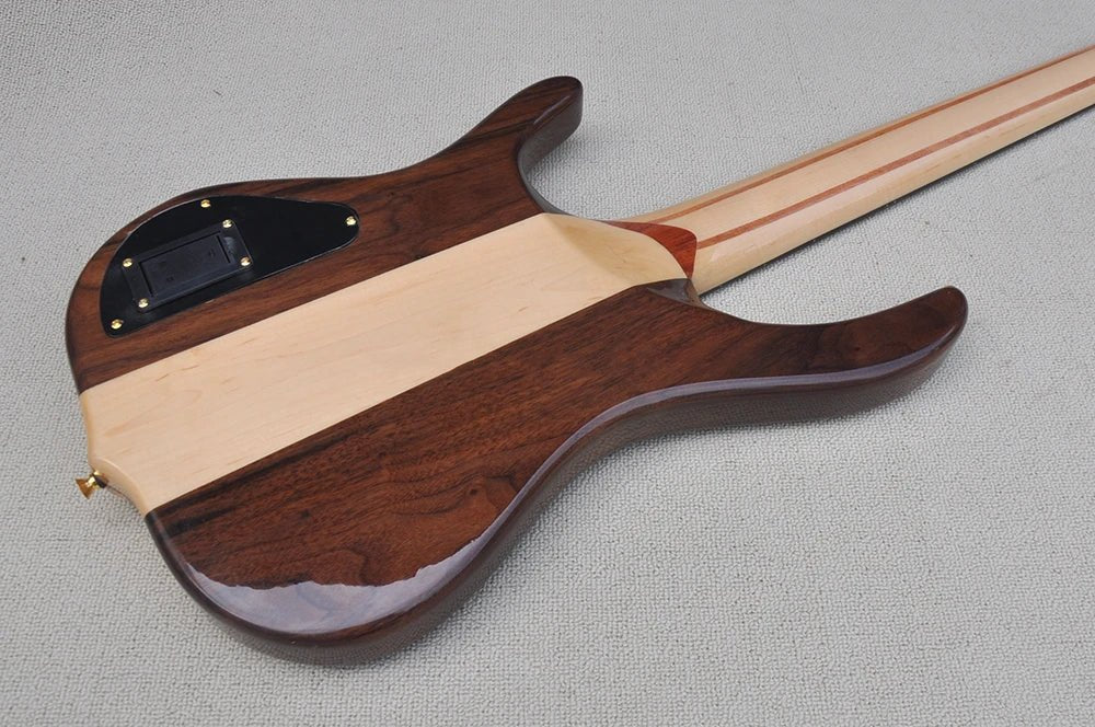 Flyoung Bass Guitar – 24-Fret Walnut Body with Rosewood Fingerboard for Home-Schooling, Professional Performance, and Beginners - ZAMAR AUDIO SOLUTIONS