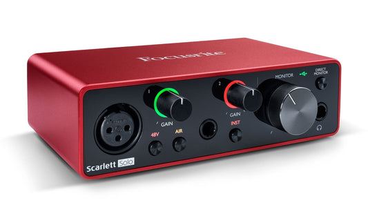 Focusrite Scarlett Solo 3rd Gen — USB Audio Interface with Air Mode, 24‑bit/192kHz, Nairobi Delivery - ZAMAR AUDIO SOLUTIONS