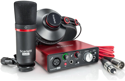 Focusrite Scarlett Solo Studio 3rd Gen USB audio interface bundle with mic and headphones — Zamar Kenya