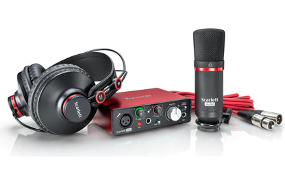 Focusrite Scarlett Solo Studio 3rd Gen USB audio interface bundle with mic and headphones — Zamar Kenya