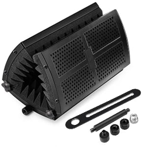 Foldable Microphone Isolation Shield – Studio Sound Absorbing Foam Reflector, Adjustable Vocal Soundproof Panel - ZAMAR AUDIO SOLUTIONS