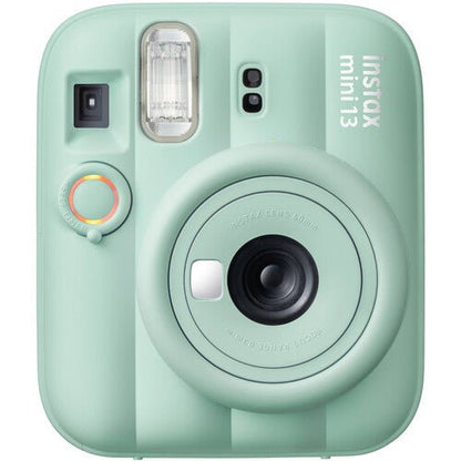 Instax Mini 13 Kenya front view in Lagoon Green on white background