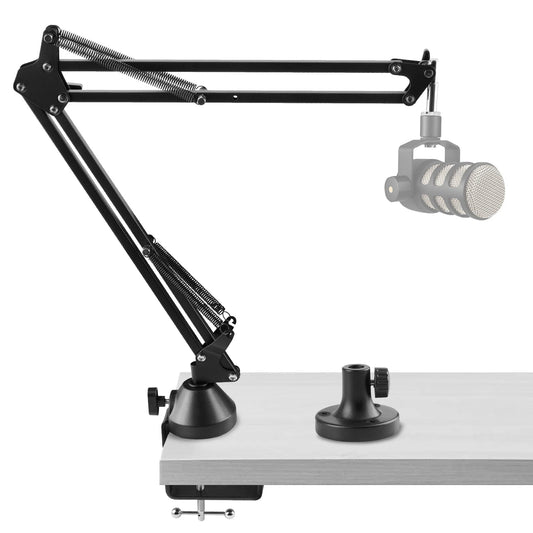 Geekria Microphone Arm Stand – Adjustable Boom Stand for Rode PodMic, NT-USB, NT1-A, NT1, and Other Standard Microphones - ZAMAR AUDIO SOLUTIONS