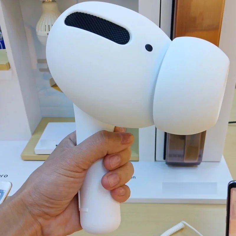 Giant earphone Bluetooth speaker Kenya white full product view on clean background