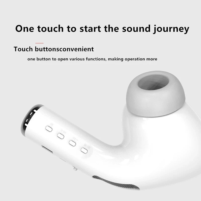 Giant earphone Bluetooth speaker Kenya stem close-up showing touch control buttons and speaker grille