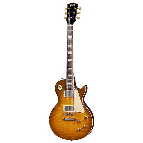 Gibson electric guitar Kenya — Les Paul honeyburst finish, front view, mahogany body