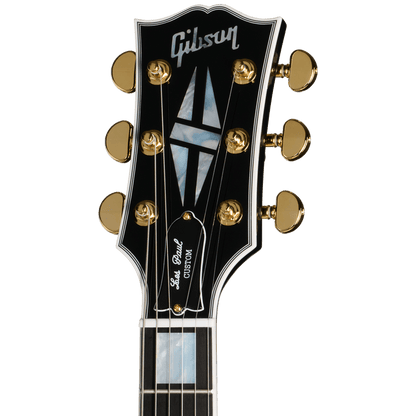 Gibson Les Paul Custom Kenya dual humbucker pickups with gold hardware and multi-ply binding
