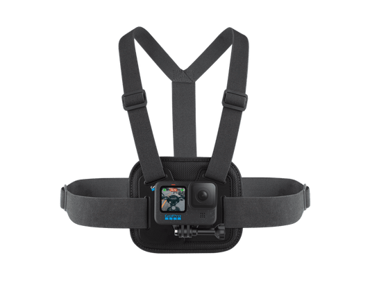 GoPro chest mount Chesty worn during outdoor adventure