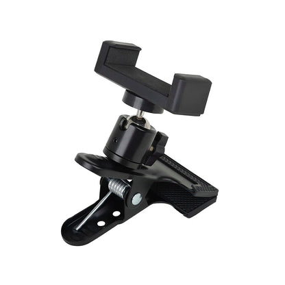 Guitar Head Clip Mobile Phone Holder Stand – Black Metal & Sponge Support for Lyrics, Sheet Music & Street Singing - ZAMAR AUDIO SOLUTIONS