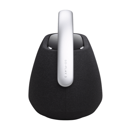 Harman Kardon Go Play 3 Kenya black speaker right side view with Go+Play 3 branding on handle