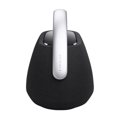 Harman Kardon Go Play 3 Kenya black speaker right side view with Go+Play 3 branding on handle