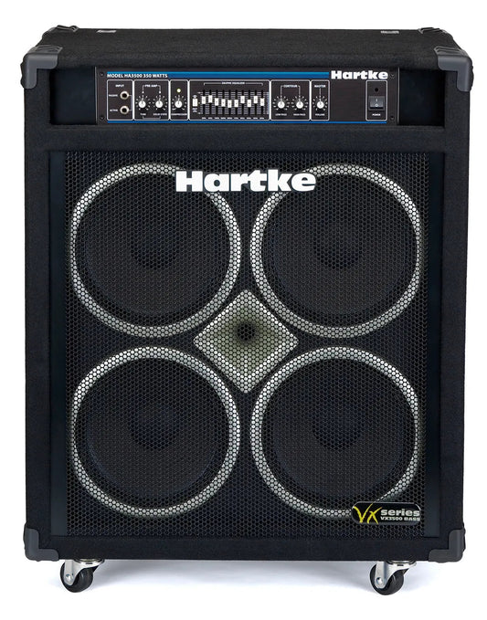 Hartke VX3500 4×10″ 350‑Watt Bass Combo Amplifier — Hybrid Tube/Transistor Preamp, Punchy Bass Tone - ZAMAR AUDIO SOLUTIONS