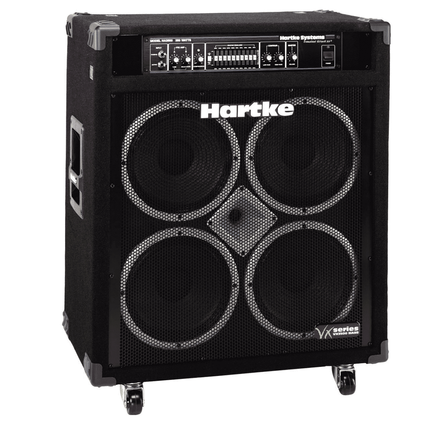 Hartke VX3500 4×10″ 350‑Watt Bass Combo Amplifier — Hybrid Tube/Transistor Preamp, Punchy Bass Tone - ZAMAR AUDIO SOLUTIONS