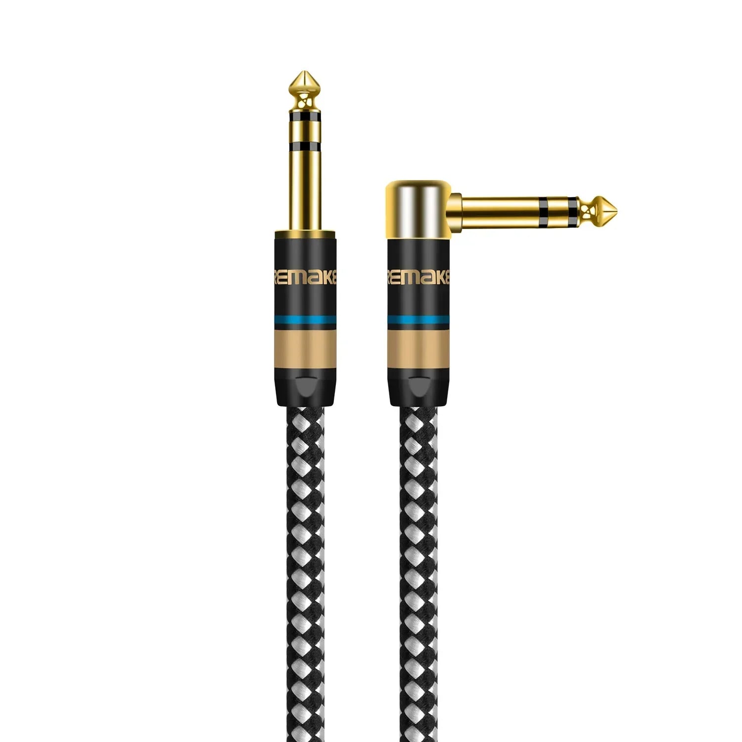 Hifi Stereo Audio Line TRS 1/4 Inch Male To Male Guitar Amp Cord – 6.5mm to 6.5mm, for Guitar, Sax, Speaker, Amplifier, Mixer, Equalizer - ZAMAR AUDIO SOLUTIONS