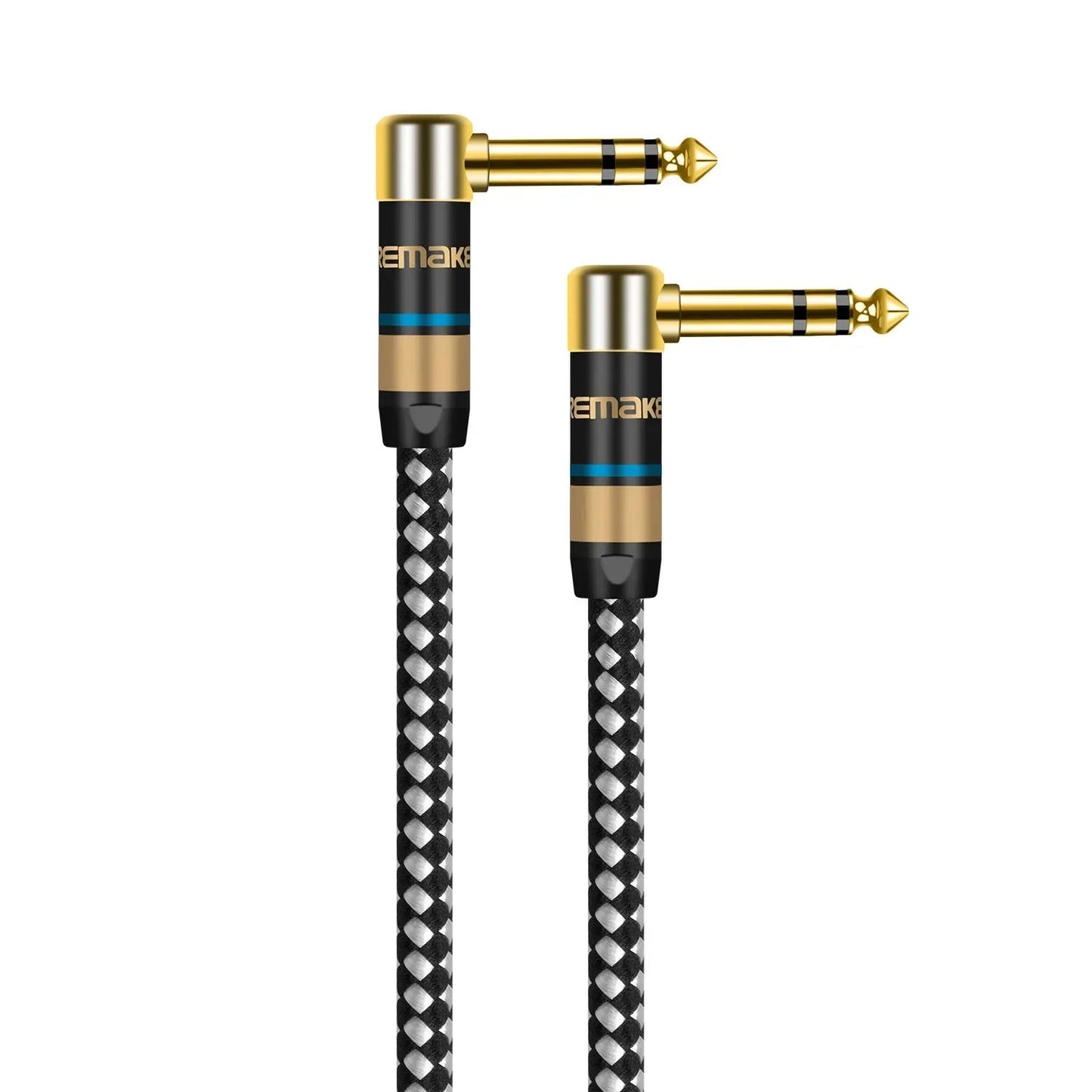 Hifi Stereo Audio Line TRS 1/4 Inch Male To Male Guitar Amp Cord – 6.5mm to 6.5mm, for Guitar, Sax, Speaker, Amplifier, Mixer, Equalizer - ZAMAR AUDIO SOLUTIONS
