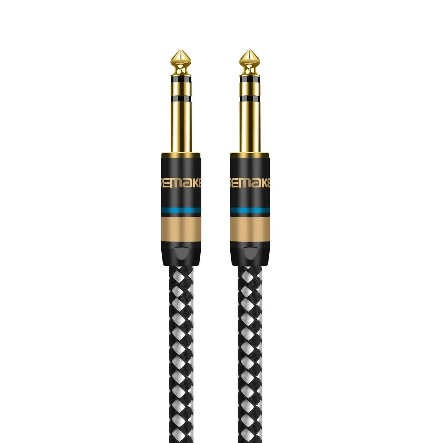 Hifi Stereo Audio Line TRS 1/4 Inch Male To Male Guitar Amp Cord – 6.5mm to 6.5mm, for Guitar, Sax, Speaker, Amplifier, Mixer, Equalizer - ZAMAR AUDIO SOLUTIONS