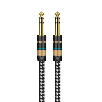Hifi Stereo Audio Line TRS 1/4 Inch Male To Male Guitar Amp Cord – 6.5mm to 6.5mm, for Guitar, Sax, Speaker, Amplifier, Mixer, Equalizer - ZAMAR AUDIO SOLUTIONS
