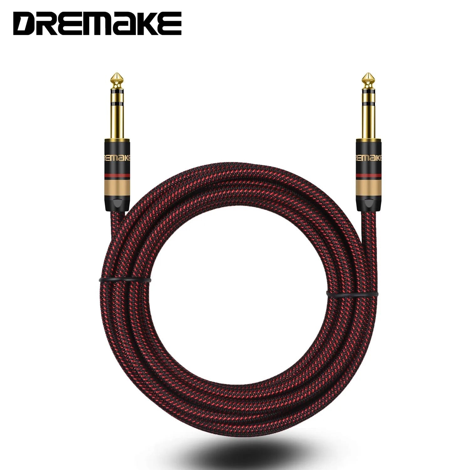 Hifi Stereo Audio Line TRS 1/4 Inch Male To Male Guitar Amp Cord – 6.5mm to 6.5mm, for Guitar, Sax, Speaker, Amplifier, Mixer, Equalizer - ZAMAR AUDIO SOLUTIONS