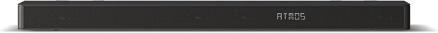 Hisense AX3100 soundbar Kenya — front-facing view showing ATMOS display on black mesh grille