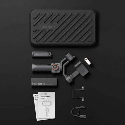 Hohem iSteady M6 Handheld Gimbal Stabilizer – Selfie Tripod for Smartphone, AI Magnetic Fill Light, Full Color Video Lights - ZAMAR AUDIO SOLUTIONS
