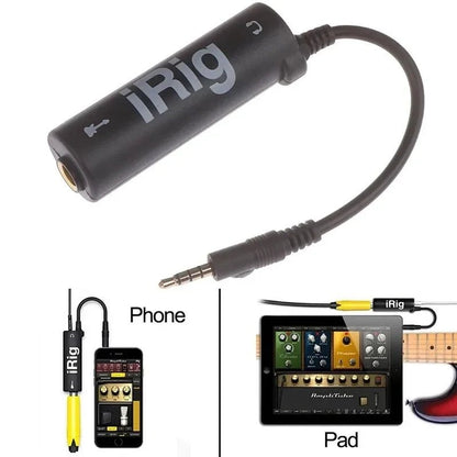 Hot Guitar Interface I-Rig Converter – Portable Guitar Tuner and Audio Interface for iOS Devices - ZAMAR AUDIO SOLUTIONS