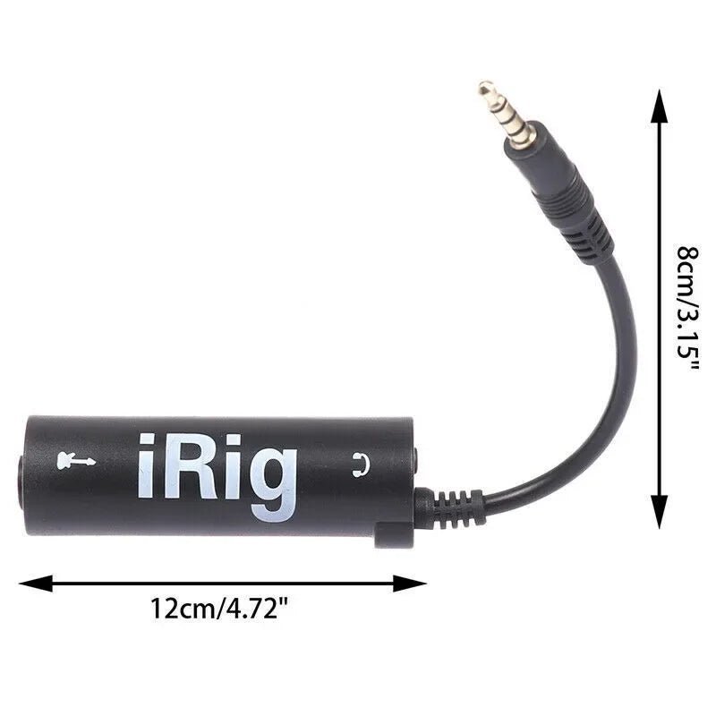 Hot Guitar Interface I-Rig Converter – Portable Guitar Tuner and Audio Interface for iOS Devices - ZAMAR AUDIO SOLUTIONS