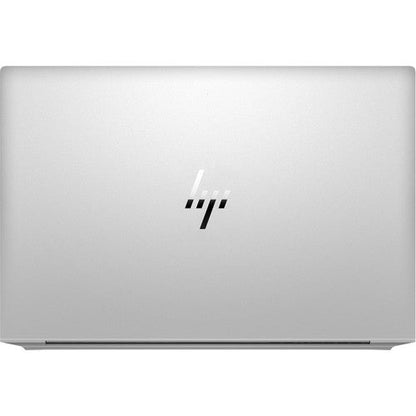 HP EliteBook 830 G7 Kenya top-down closed lid view showing silver aluminium chassis and HP logo