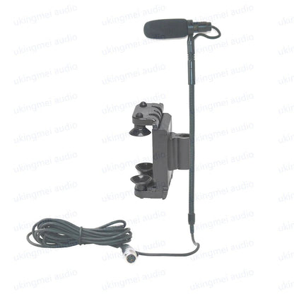HTDZ TA3 Gooseneck Microphone – Condenser Mic for Violin, Viola, and Fiddle with AKG Bodypack Transmitter Compatibility - ZAMAR AUDIO SOLUTIONS