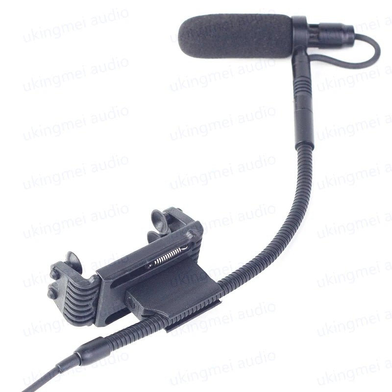 HTDZ TA3 Gooseneck Microphone – Condenser Mic for Violin, Viola, and Fiddle with AKG Bodypack Transmitter Compatibility - ZAMAR AUDIO SOLUTIONS