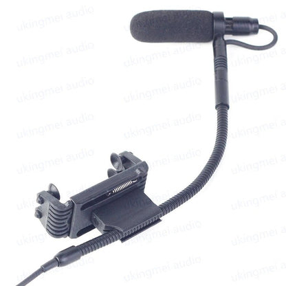 HTDZ TA3 Gooseneck Microphone – Condenser Mic for Violin, Viola, and Fiddle with AKG Bodypack Transmitter Compatibility - ZAMAR AUDIO SOLUTIONS