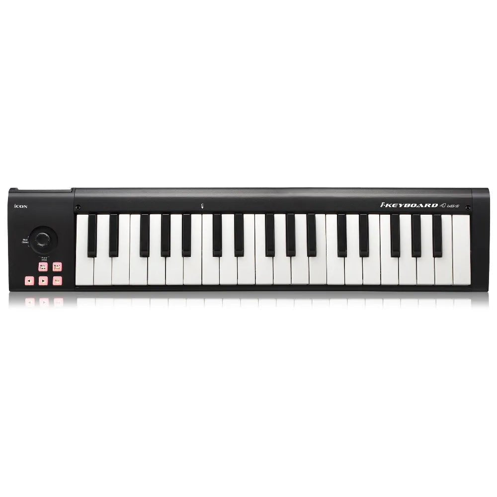 iCON iKeyboard 4Mini – 37-Key USB MIDI Controller Keyboard with Arpeggiator, Sustain, and Multi-DAW Support - ZAMAR AUDIO SOLUTIONS