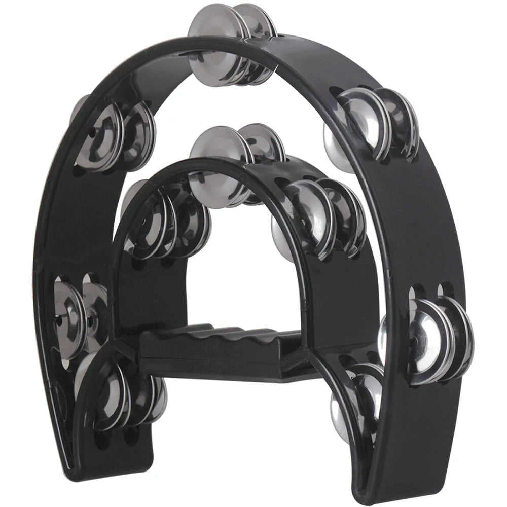 IRIN J30 Double Row Cymbals Tambourine – Multicolor Percussion Instrument for KTV Party, Hand Jingle Bell Rattle, Educational Toys Gifts - ZAMAR AUDIO SOLUTIONS