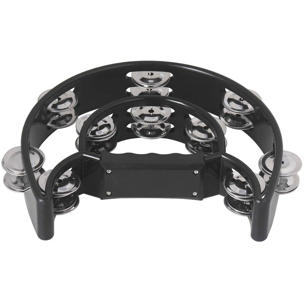 IRIN J30 Double Row Cymbals Tambourine – Multicolor Percussion Instrument for KTV Party, Hand Jingle Bell Rattle, Educational Toys Gifts - ZAMAR AUDIO SOLUTIONS