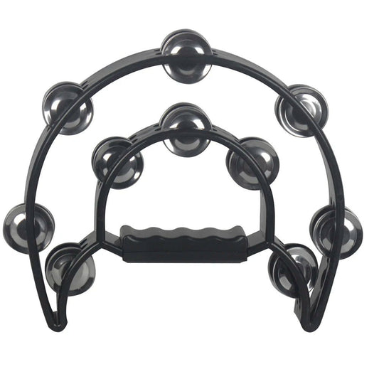 IRIN J30 Double Row Cymbals Tambourine – Multicolor Percussion Instrument for KTV Party, Hand Jingle Bell Rattle, Educational Toys Gifts - ZAMAR AUDIO SOLUTIONS