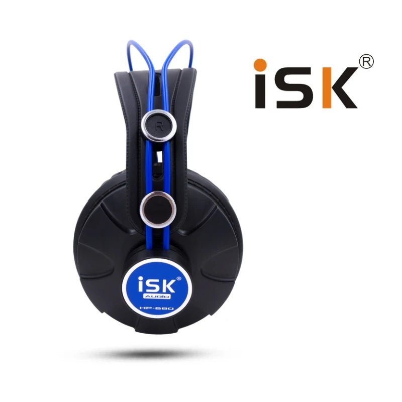 ISK HP680 Closed-Back Monitoring Headphones – Dynamic DJ and Studio Headset with Auto-Adjusting Headband and Low Noise Design - ZAMAR AUDIO SOLUTIONS