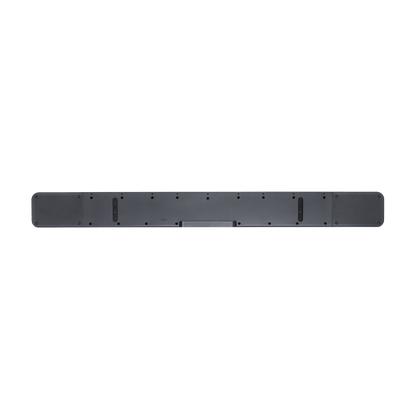 JBL Bar 1300 soundbar Kenya rear panel showing wall-mount bracket slots and mounting screw points