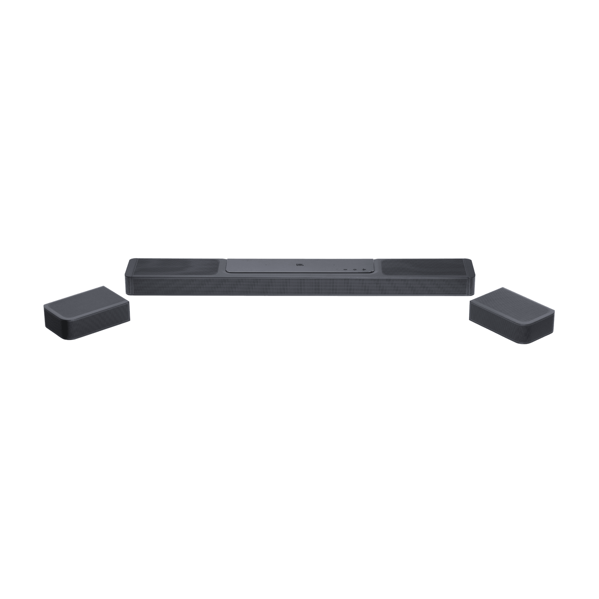 JBL Bar 1300 soundbar Kenya front view showing main bar with left and right detachable wireless surround speakers