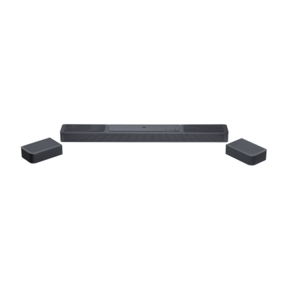 JBL Bar 1300 soundbar Kenya front view showing main bar with left and right detachable wireless surround speakers