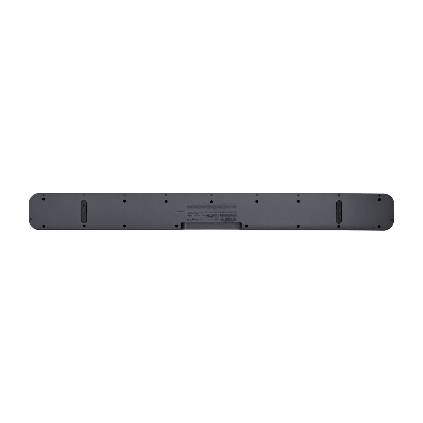 JBL Bar 500 soundbar Kenya rear view showing HDMI eARC, optical, and USB port cluster on white background